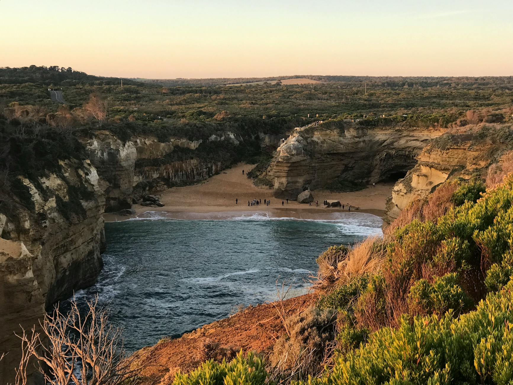 Explore the stunning coastal landscape of Loch Ard Gorge in Port Campbell National Park, Australia.