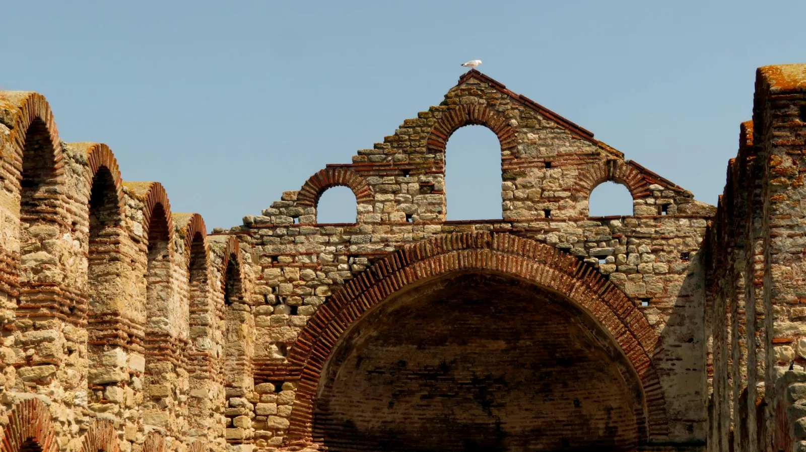Explore the historic Church of Saint Sophia ruins in Nessebar. A UNESCO World Heritage site with ancient architecture.