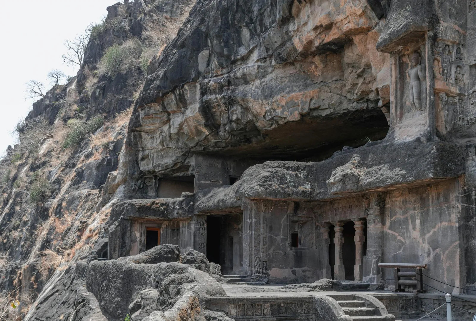 Explore the historic rock-cut caves of Maharashtra, showcasing ancient Indian architecture.