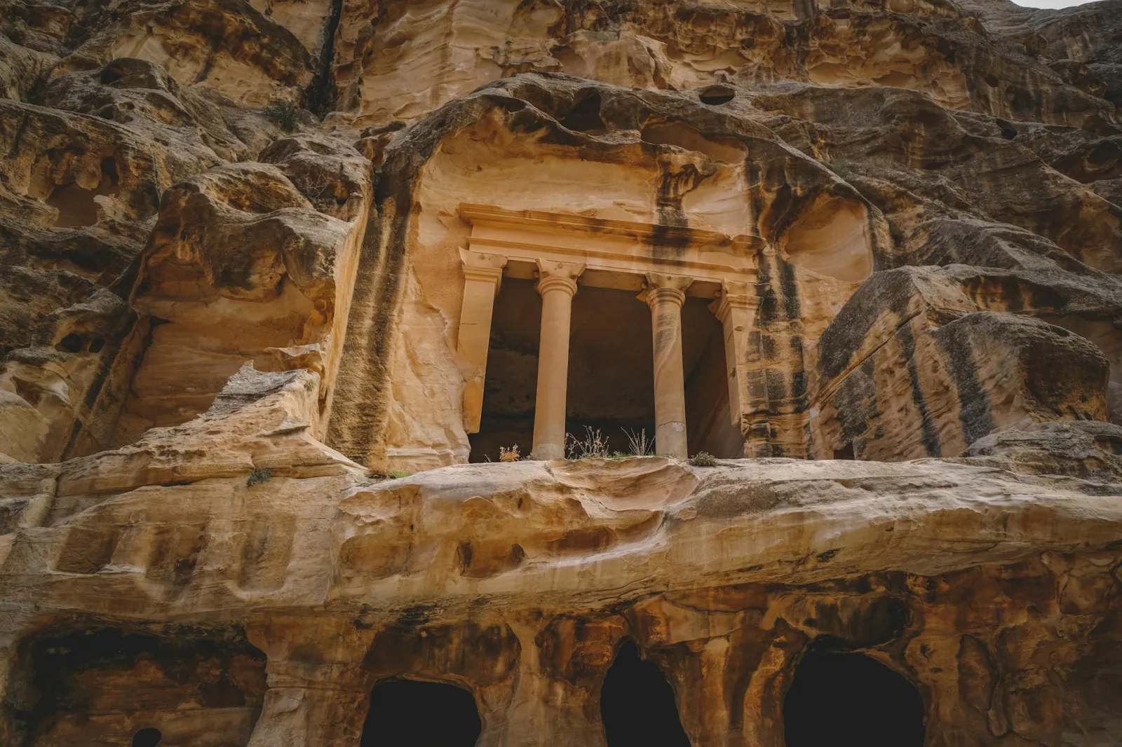 Explore the timeless beauty of Petra's rock-carved architecture in Jordan, a UNESCO World Heritage Site.
