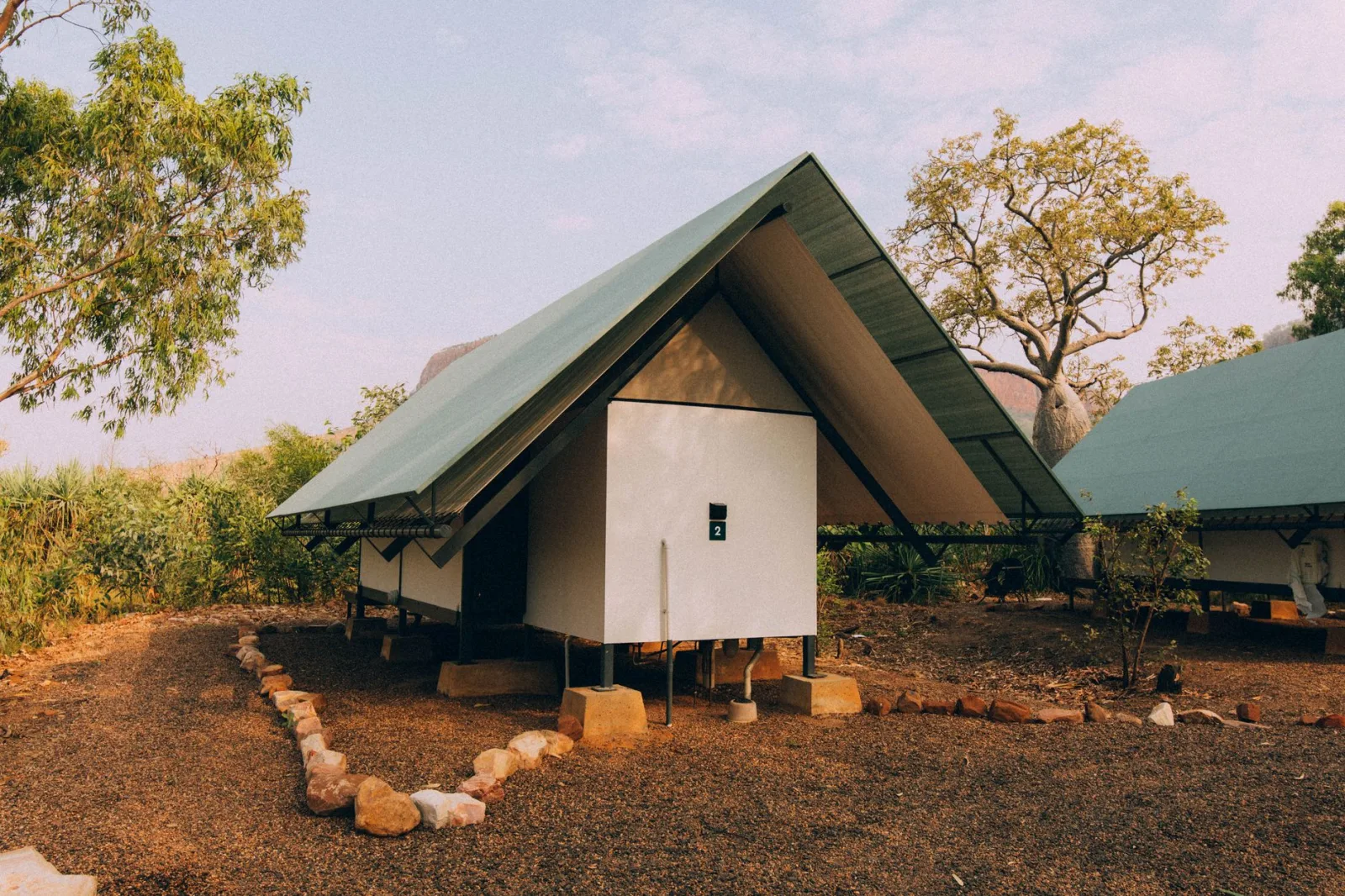 Charming cabin nestled in the natural Australian landscape, perfect for a peaceful retreat.